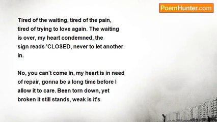 Ruth warren - My Heart - The Sign Reads - Closed