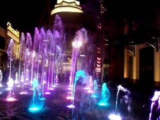 LE LINQ LAS VEGAS ET FONTAINE DE NUIT ET SON QUARTIER