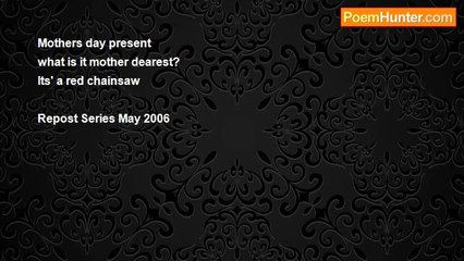 allan James saywell - Mothers Day Haiku