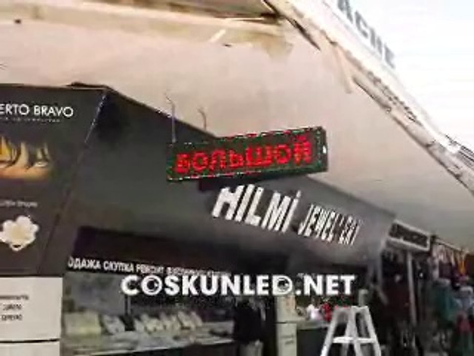 128x32 RG çift renk usb girişli 3d tabela www.coskunled.net