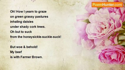 Bob Genevro - A Mad Cow Recites Her Dirge at a Poetry Reading