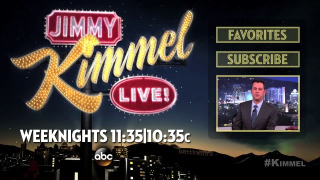 12.06.2014 Jimmy Kimmel #1 Rob on Having No Home (The Rover)