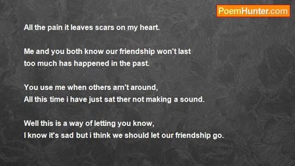 Kelly Kramm - Friends no longer? ?