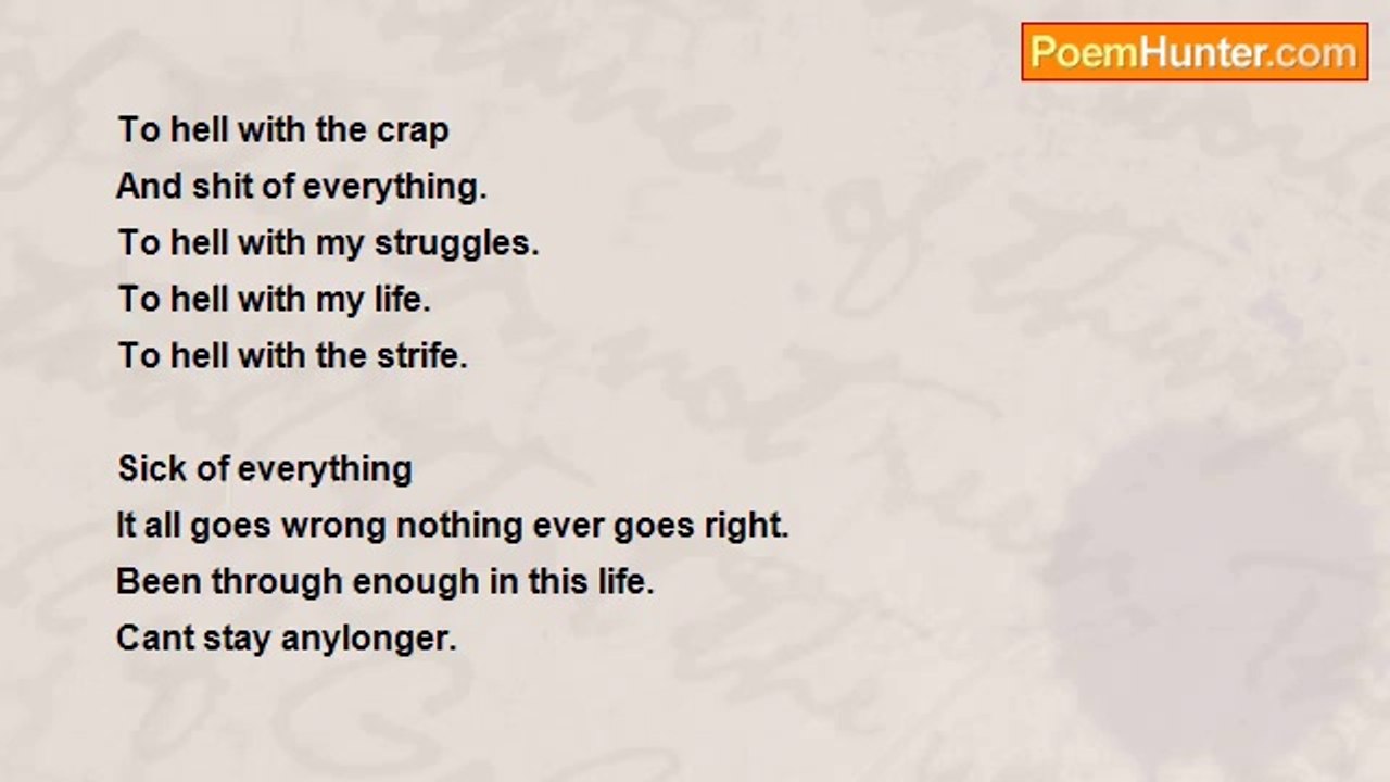 Amy Kerswell - To hell with everything.