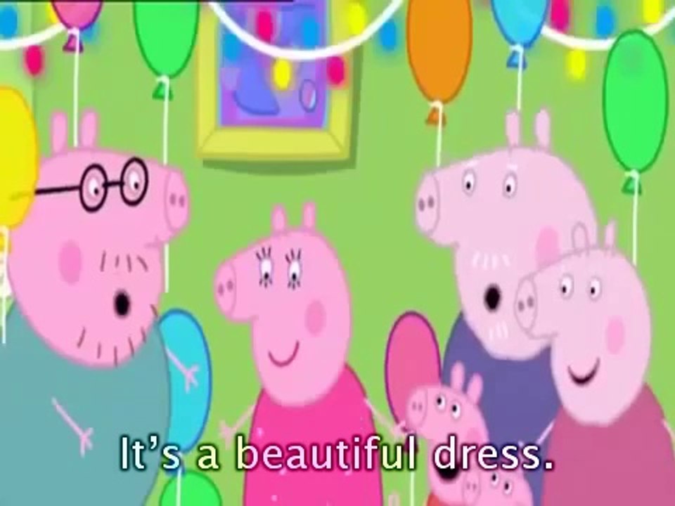 Peppa Pig Mummy Pig's Birthday subtitles video Dailymotion