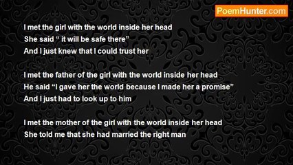 Lindsay Crosby - I met the girl with the world inside her head