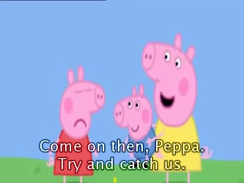 Peppa Pig My Cousin Chloe with subtitles