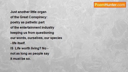 Anthony Weir - Poetry Reading