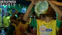 World Cup 2014 - Brazil Fans Across The Favelas Celebrate Their Country's 3-1 Win