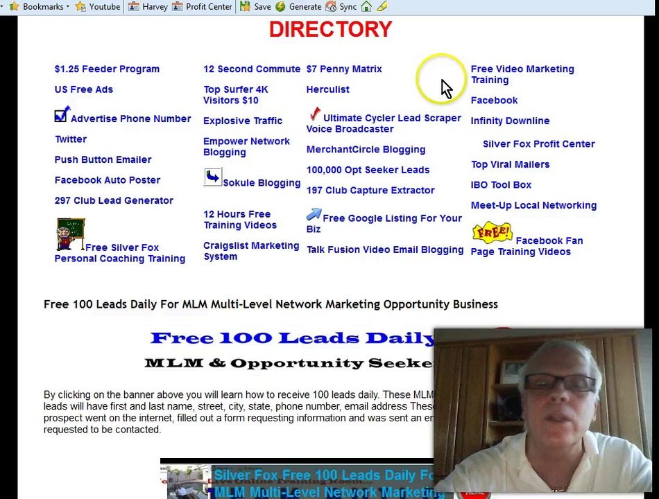 Silver Fox Advertise A Phone # Generating Leads For Your MLM Network Marketing Business