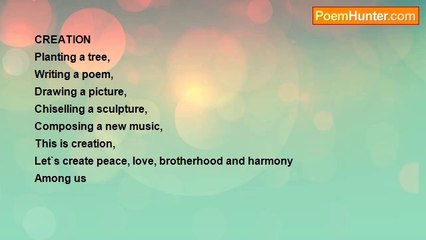 dr. ram sharma - CREATION