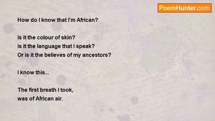 Barbara Botha - I am African