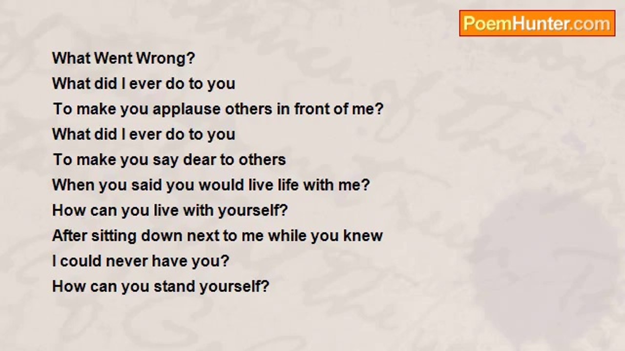 Mahfooz Ali - What Went Wrong?