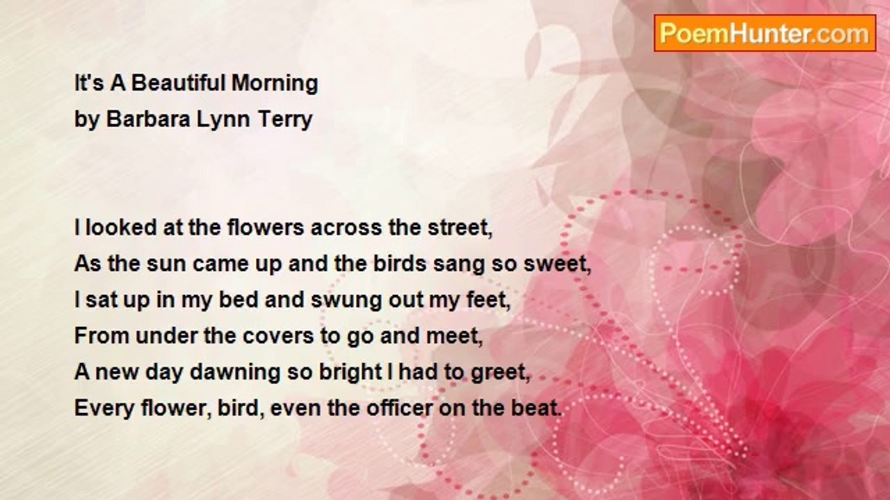 Barbara Lynn Terry - It's A Beautiful Morning