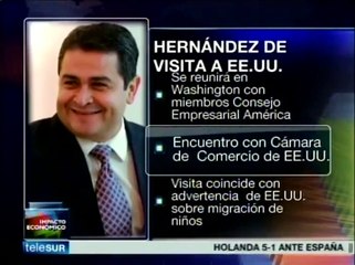 Presidente de Honduras visita Estados Unidos