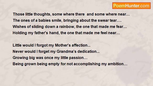 Anand Kumar - Memories…those sweet little memories...