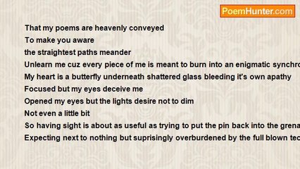 Mikel Calcagno - A POEM THAT'S NOT MEANT TO BE SEEN...