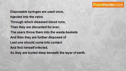 Muhammad Shanazar - Disposable Syringes