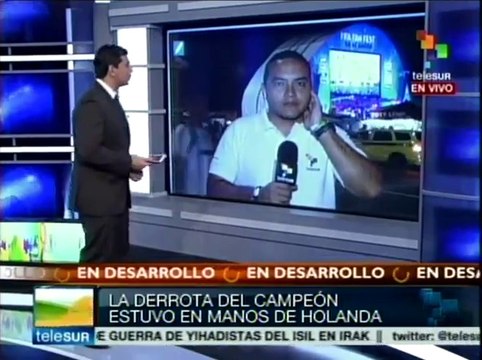 Holanda arrasa con España en el mundial del fútbol de Brasil