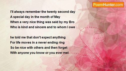 Seema Chowdhury - A Sincere Advice