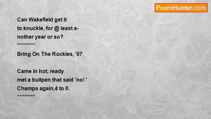 Cretan Maineiac - Baseball: The Red Sox