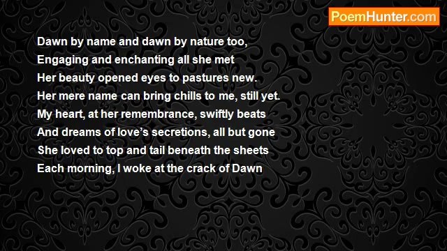 Reece Kaye - A new slant on a partial Love sonnet.