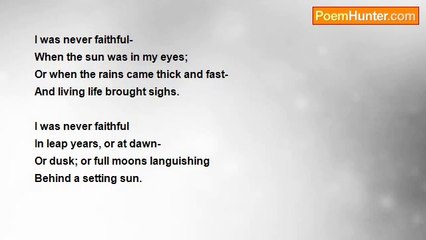 Patti Masterman - I was never faithful