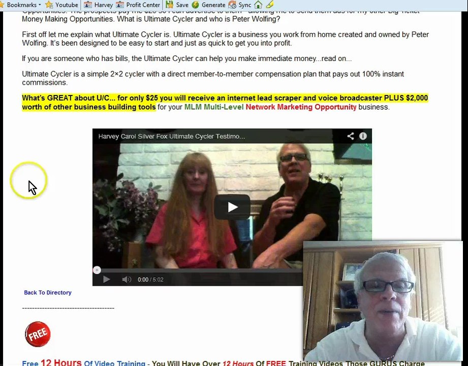 Silver Fox $10 - 4,000 Visitors Your Website YOUR MLM Multi-Level Network Marketing Opportunity