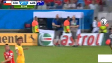 أهداف مباراة تشيلي واستراليا