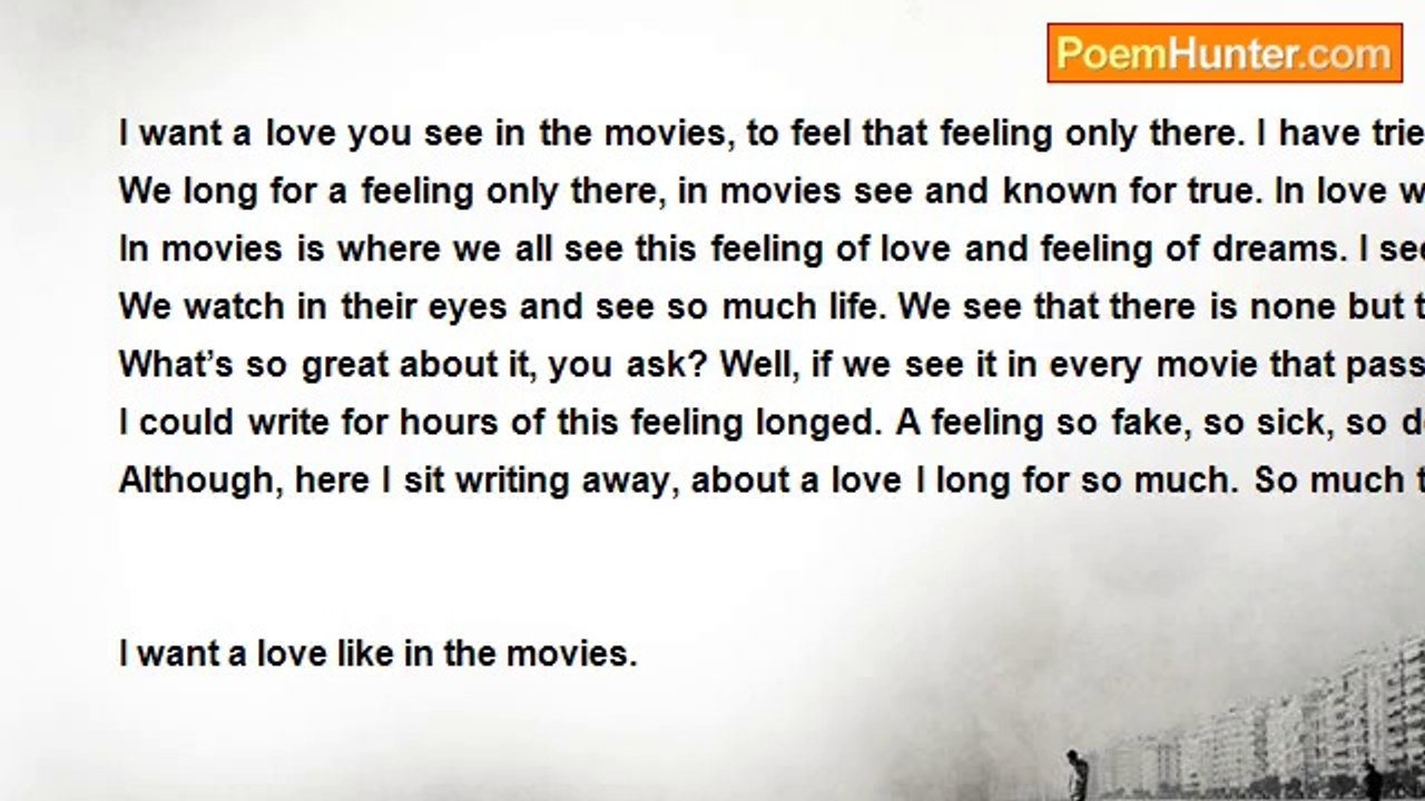 Scarred Unknown - Fall in love like in the movies.