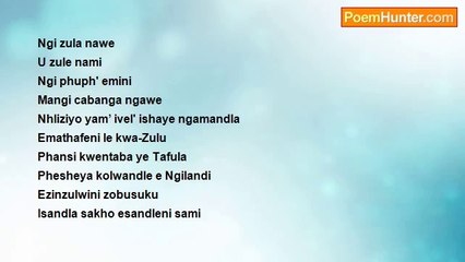 LLM Mbatha - [Zulu, ingoma] Zula