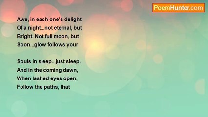 elysabeth faslund - What Think You Of 'Night Poem'?