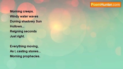 elysabeth faslund - Morning Prophecy Stones