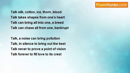 Vidi Writes - A simple portrait of talk