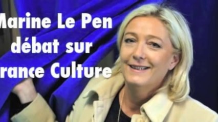 Marine Le Pen ridiculise un journaliste qui lui dit "Que dites-vous que les autres ne disent pas ?"