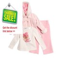 Best Deals Bt Kids Baby-girls 3 Piece Hooded Coat Top Corduroy Pants Review