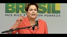Dilma Rousseff, Rebate vaias e xingamentos sofridos na abertura da Copa!