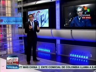 Los colombianos elegirán el camino de la paz este domingo: Avellaneda