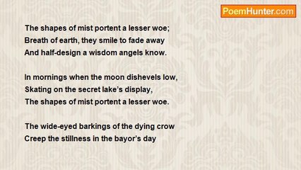 Sean Godley - The shapes of mist portent a lesser woe