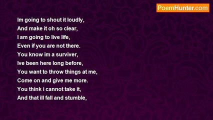 Chelsea Hansford - Im a fighter