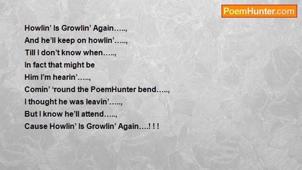 Trade Martin - Howlin’ Is Growlin’ Again