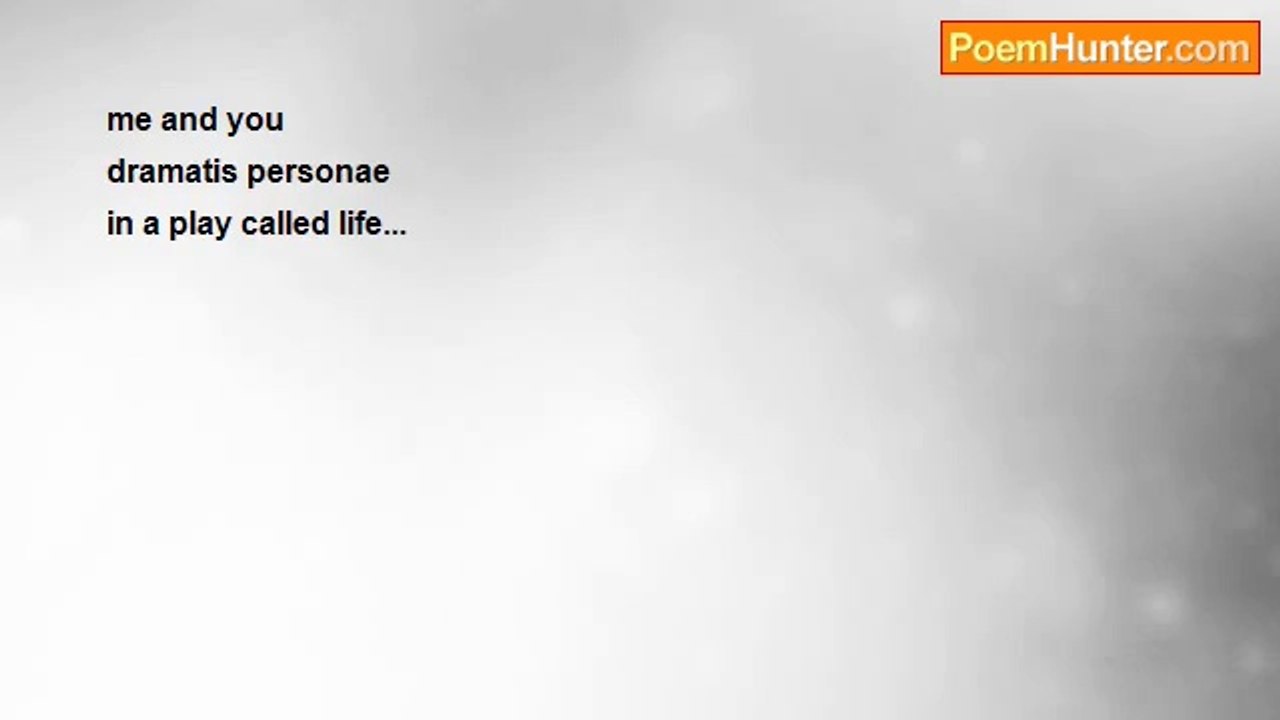 anurag duggal - dramatis personae