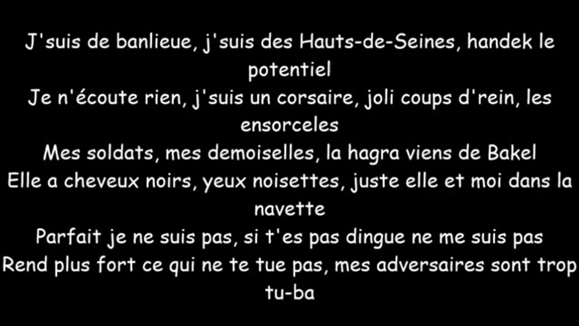 Booba Pourvu Qu Elle M Aime Paroles BOOBA - UNE VIE (Paroles / Lyrics) - Vidéo Dailymotion