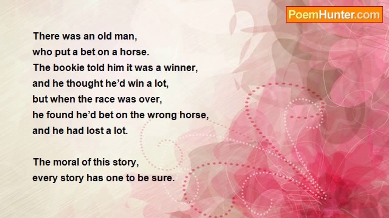 David Harris - Old Man (Fun Poem 20)