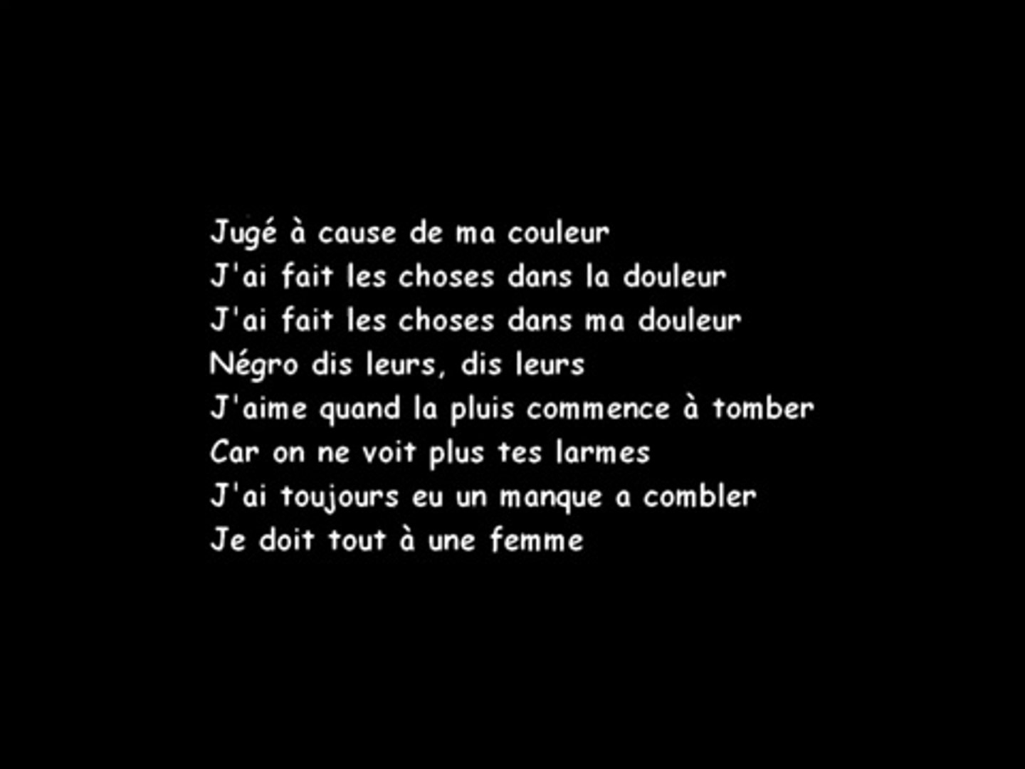BOOBA - MA COULEUR (Paroles / Lyrics) - Vidéo Dailymotion