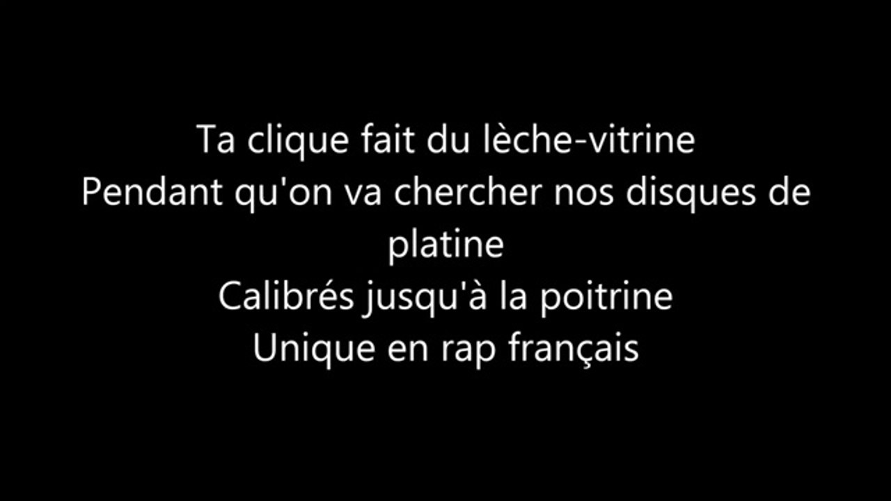 Booba - Avant de partir (Paroles / Lyrics)