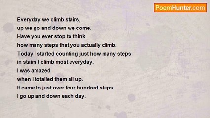 David Harris - Stairs (Fun Poem 58)