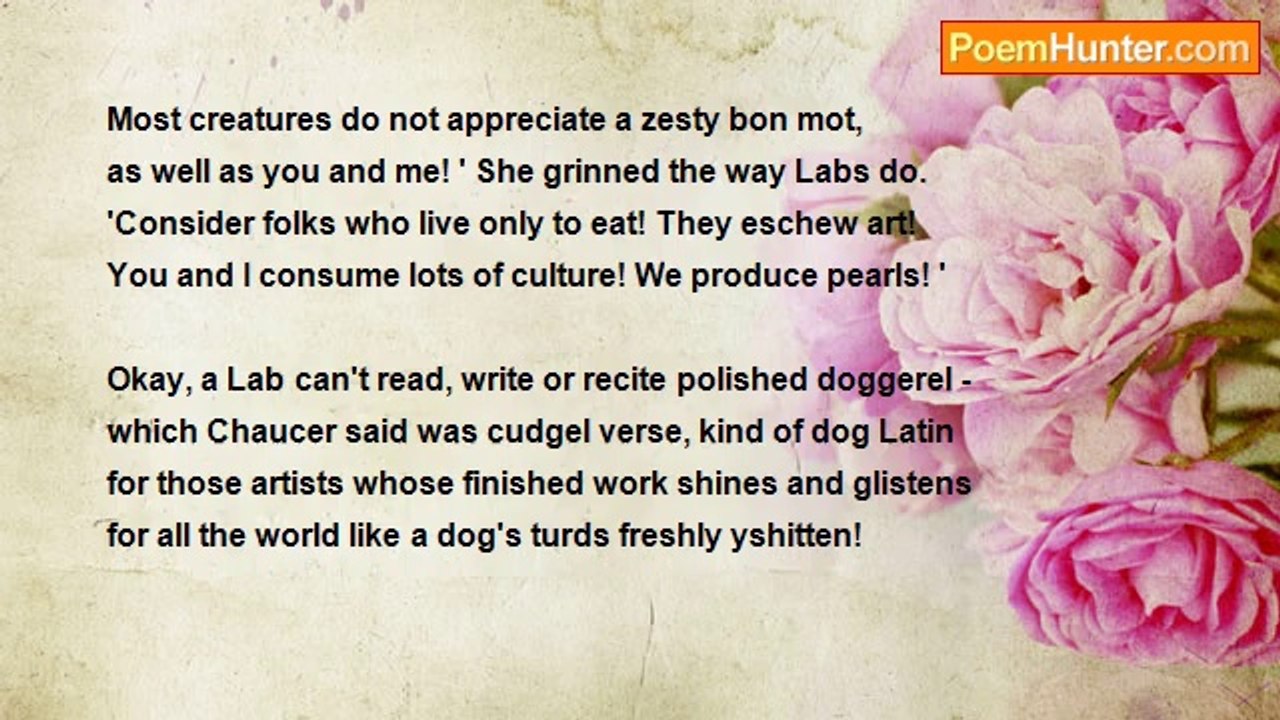Michael Pruchnicki - Labrador's Doggerel