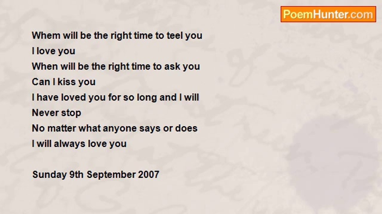 Emma Woods - When? ?