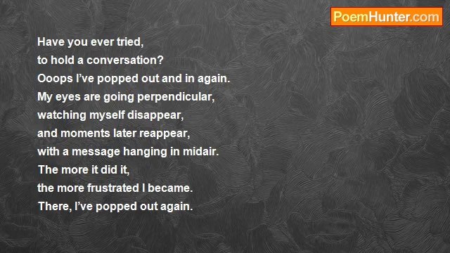 David Harris - Popping In Popping Out (Fun Poem 16)